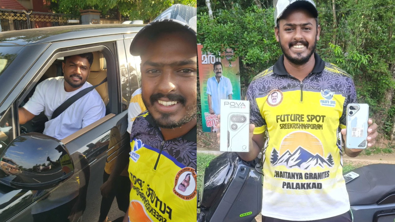 Sanju Samson makes a fan’s day; gifts him new INR 30,000 phone after seeing his with a damaged display