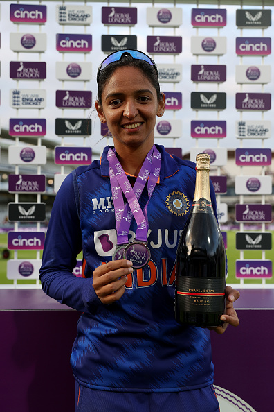 Harmanpreet Kaur was the Player of the Series in ODIs vs England | Getty