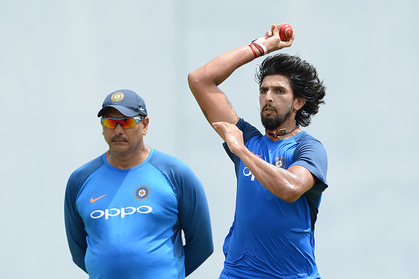 Ishant Sharma and Ravi Shastri | Getty