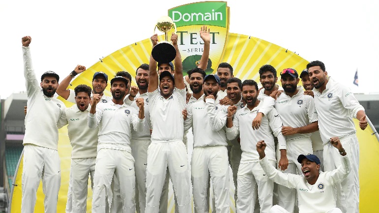 No.1 ranked Indian Test team registered their maiden series win in Australia | Getty