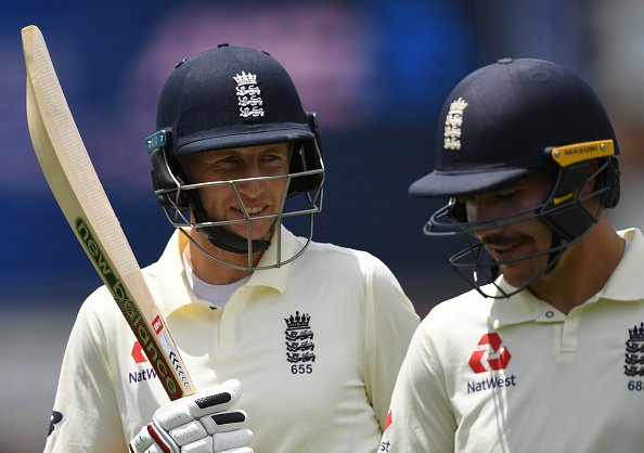 Joe Root, who also made a cenutry, added 177 runs with Burns | Getty