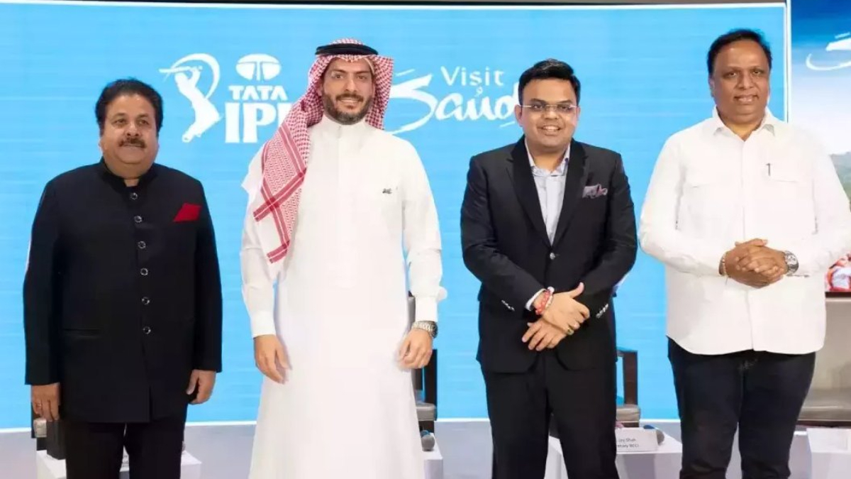 Saudi officials with BCCI officer-bearers | Twitter