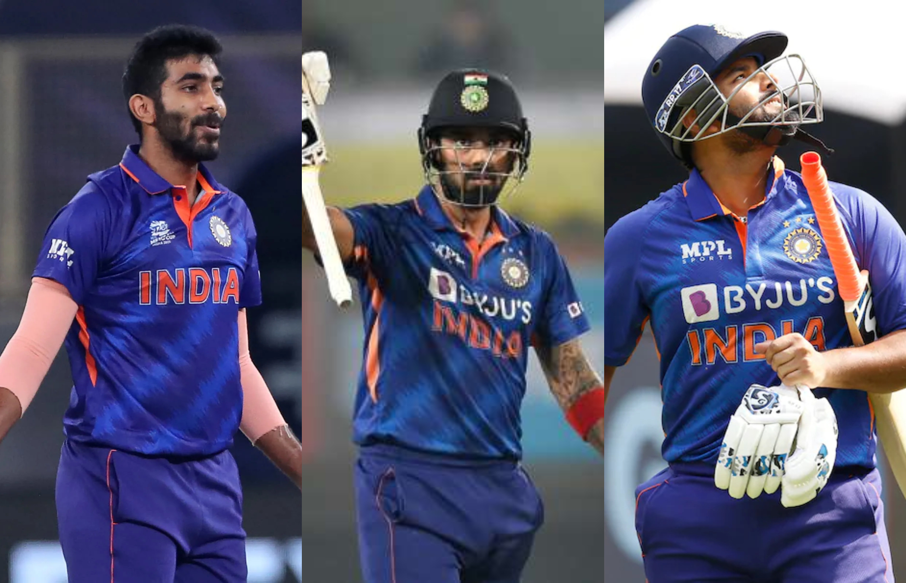 Jasprit Bumrah, KL Rahul, Rishabh Pant- potential candidates for India captain | Getty
