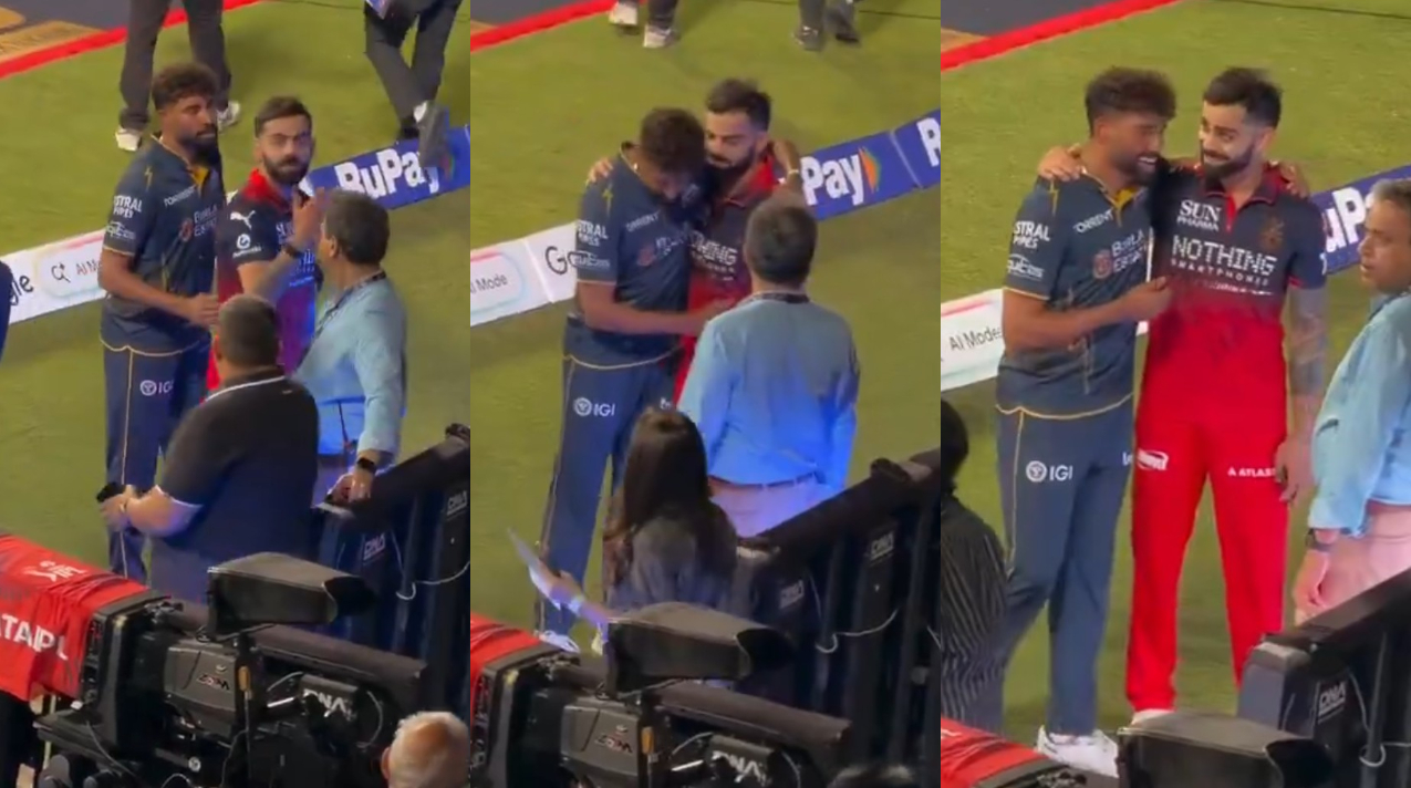 Mohammed Siraj and Virat Kohli | X