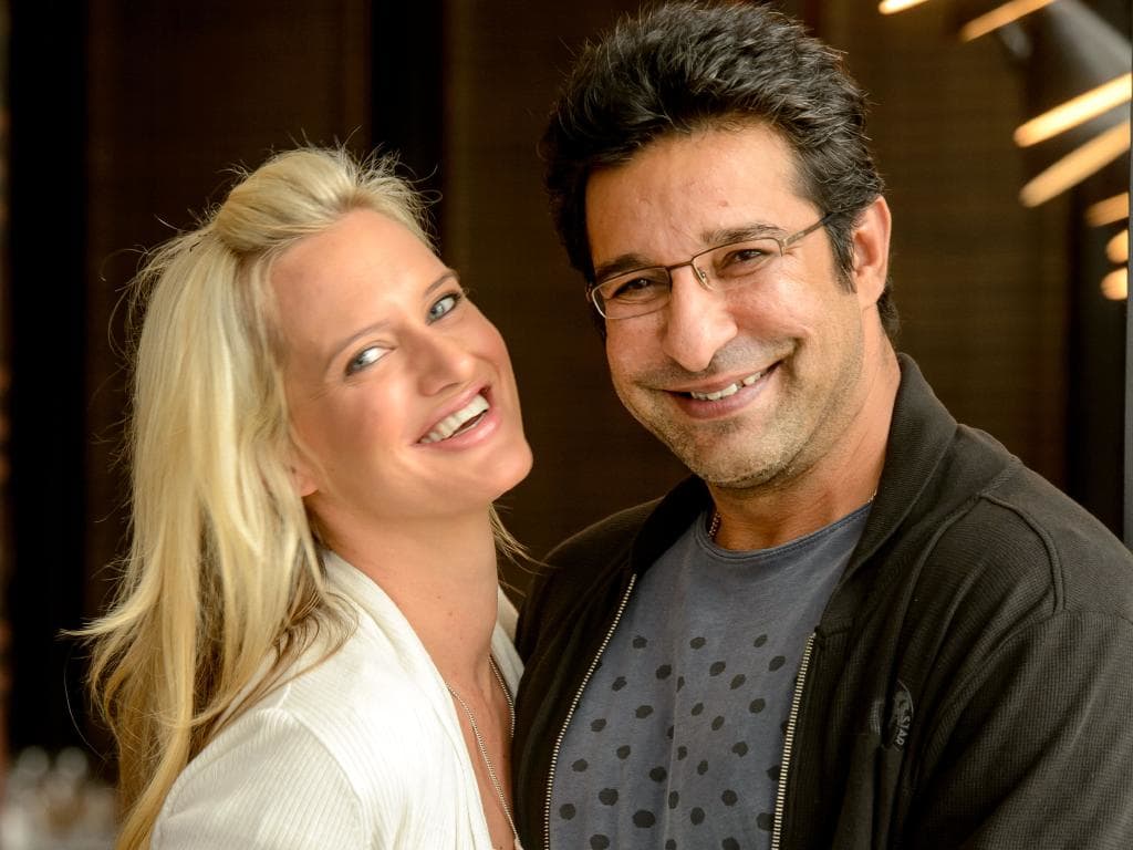 Shaniera and Wasim Akram | X