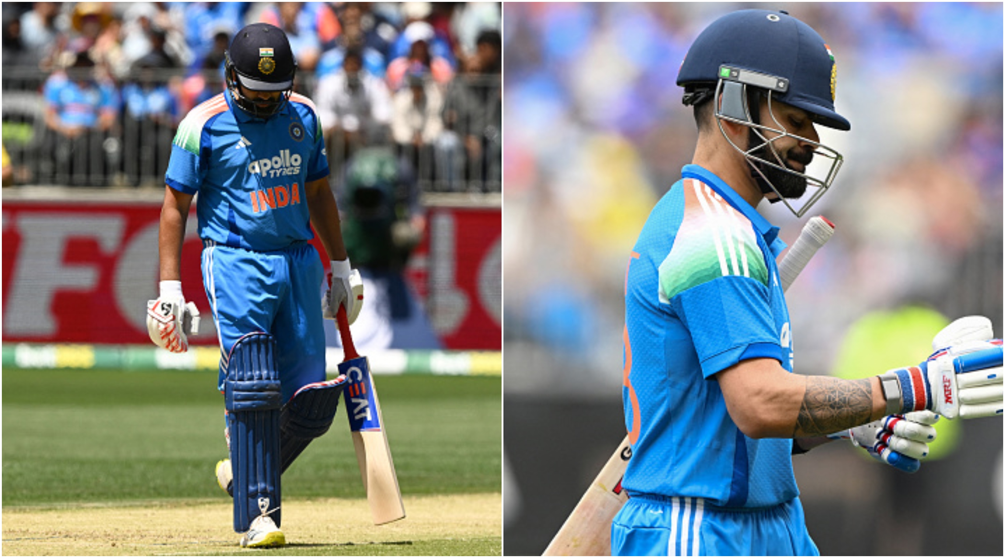 Rohit Sharma and Virat Kohli | Getty