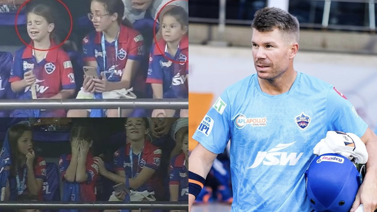 IPL 2022: David Warner reacts to the pictures of his daughters crying after his dismissal against RCB