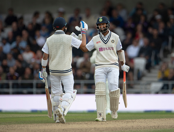 Cheteshwar Pujara and Virat Kohli | GETTY  