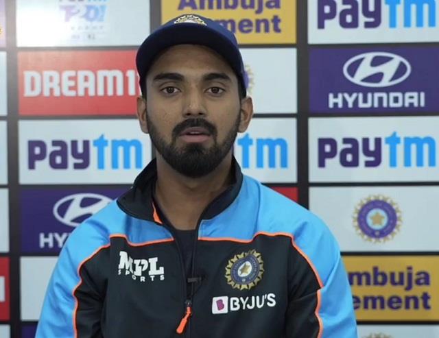 KL Rahul during his press conference | BCCI 