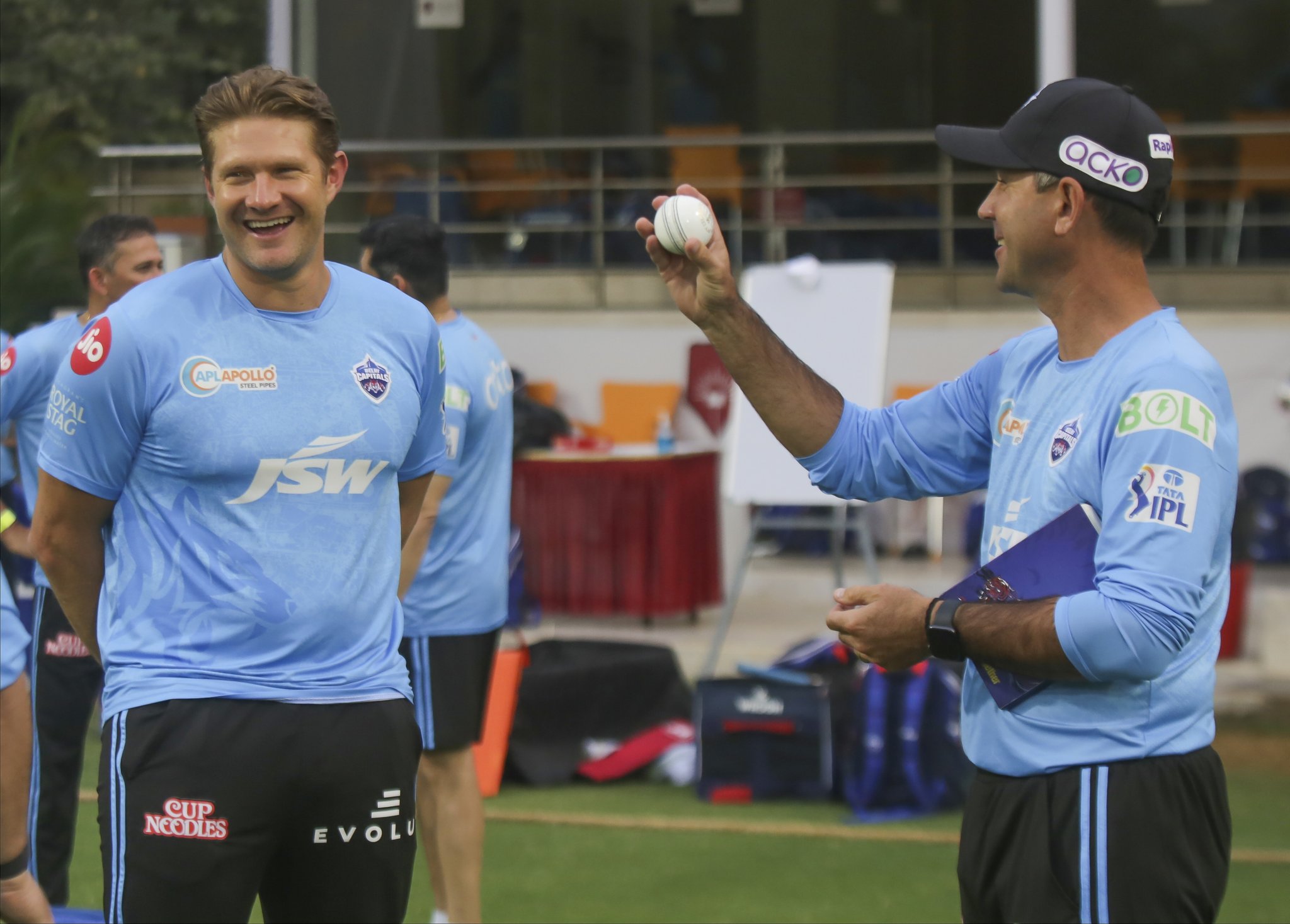 Ricky Ponting and Shane Watson | DC Twitter