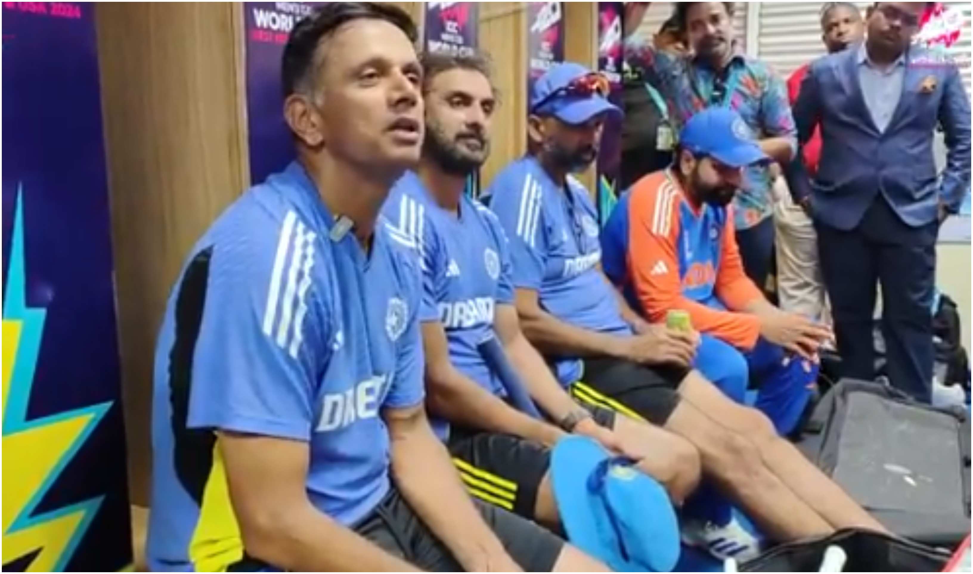 Rahul Dravid delivered a riveting speech in the Indian dressing room | BCCI