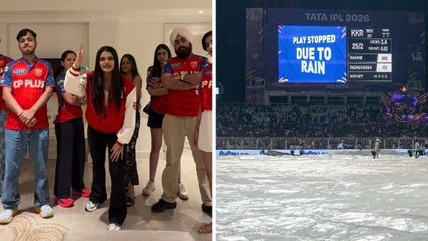 Shresta Iyer's video after abandonment of KKR v PBKS match went viral | X