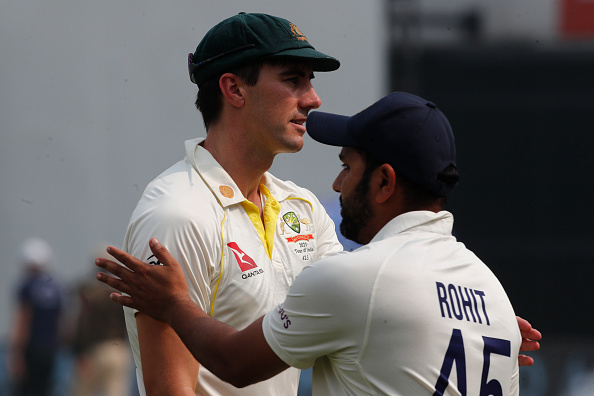 Pat Cummins and Rohit Sharma | Getty Images