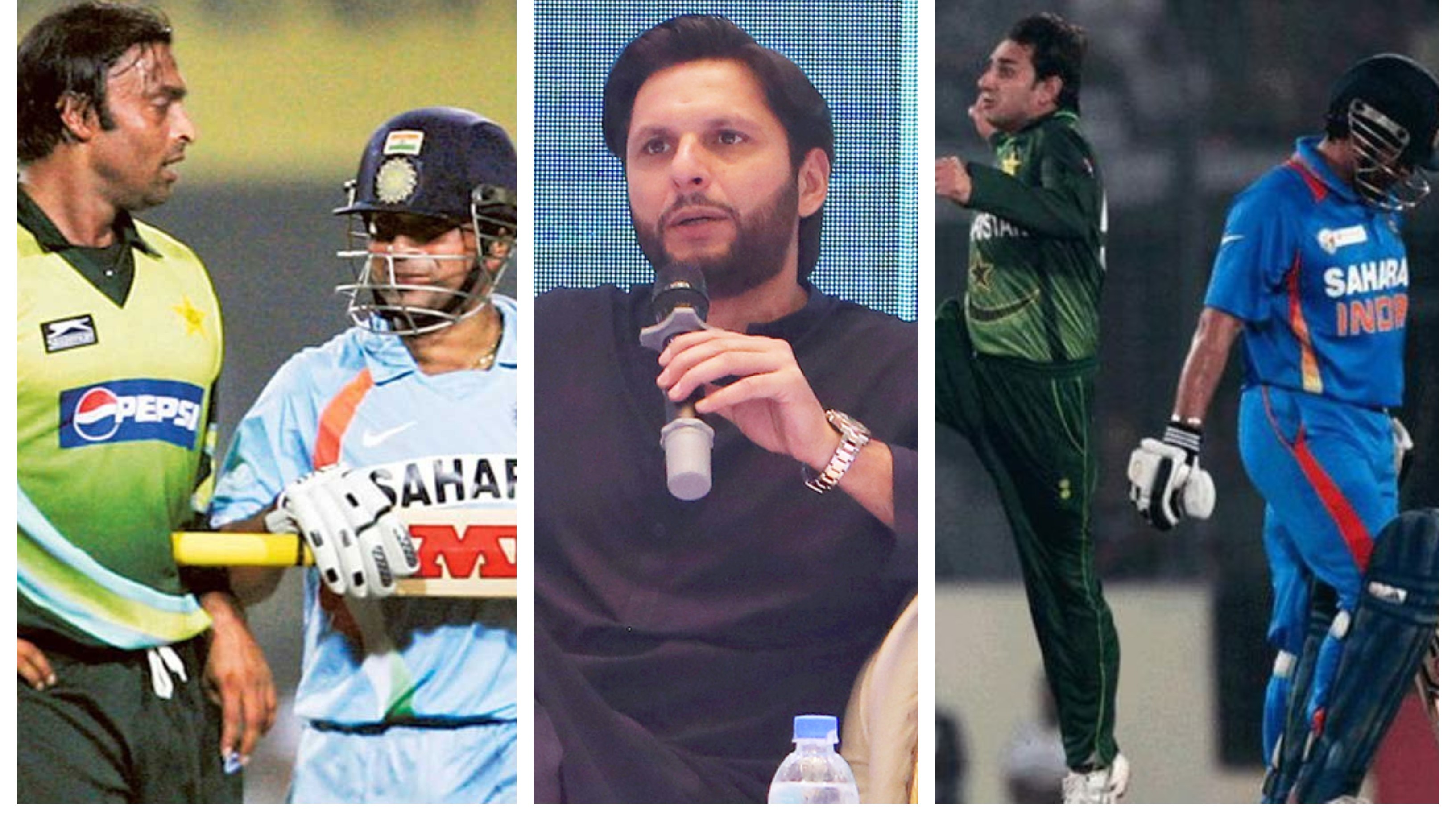 Sachin was scared to face Akhtar in some spells, looked scared against Ajmal too: Shahid Afridi