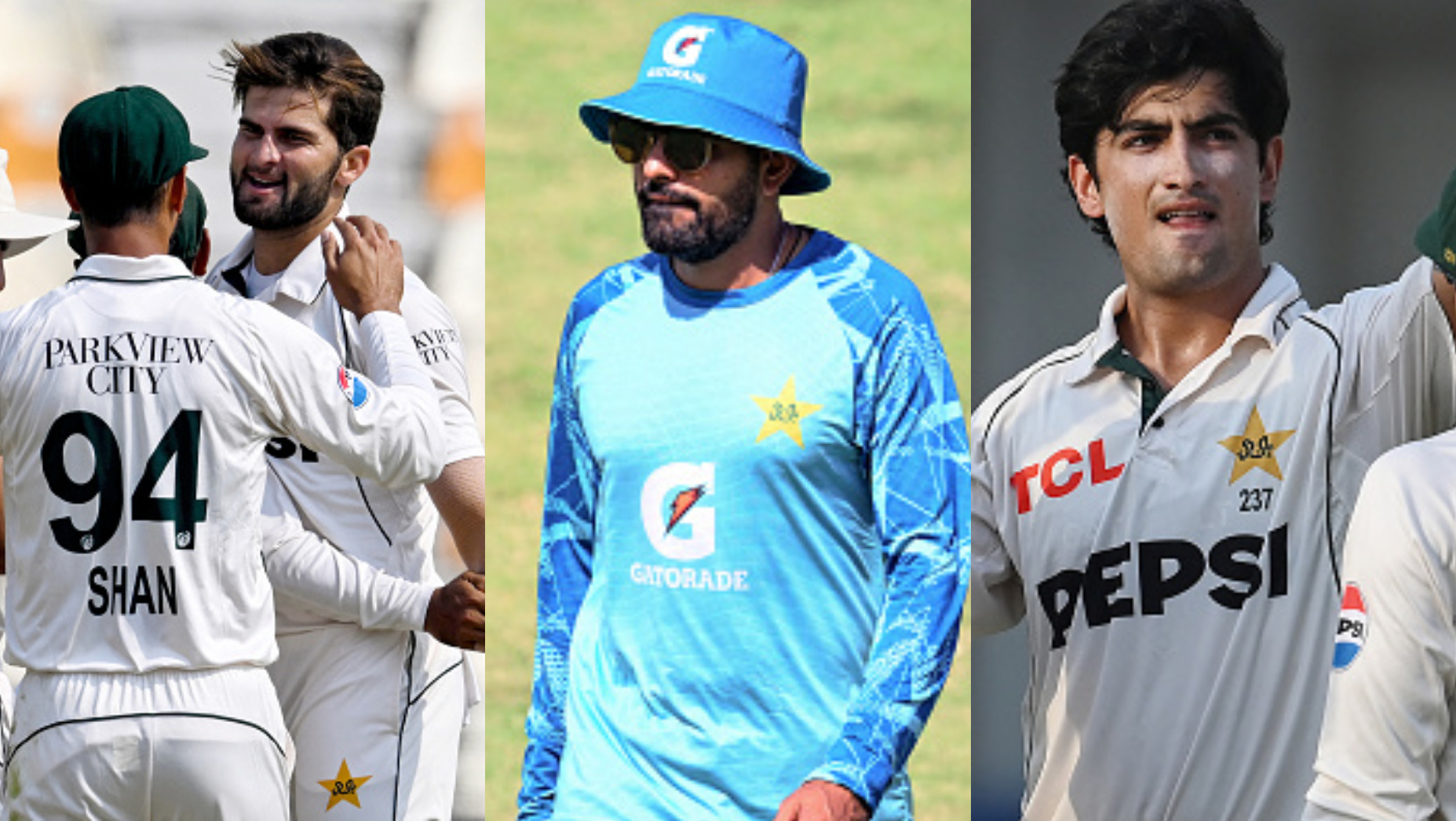 Shaheen, Babar,Naseem and Sarfaraz dropped from Pakistan squad | Getty