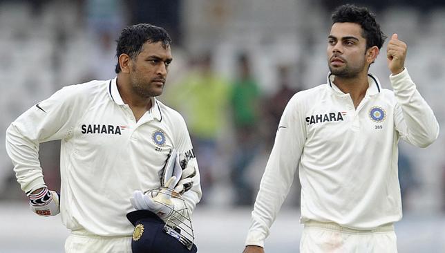 Kohli drew level with Dhoni in terms of captaining India the most times in Tests - 60