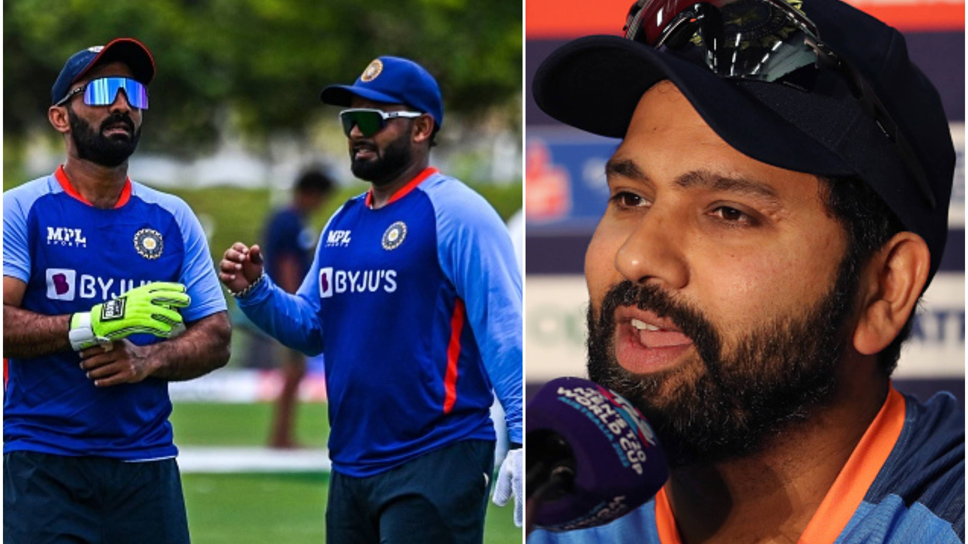 T20 World Cup 2022: Rohit Sharma yet to take a call between Dinesh Karthik and Rishabh Pant for the semi-final