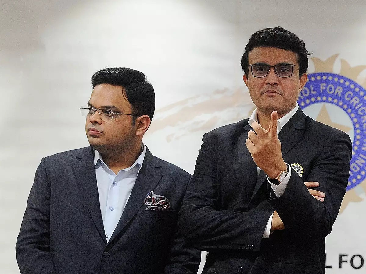 Jay Shah and Sourav Ganguly 