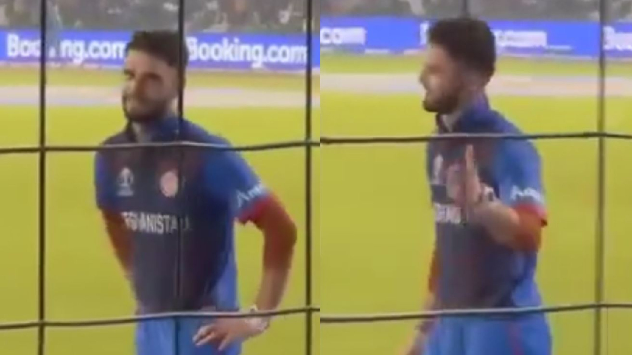 CWC 2023: WATCH- Delhi crowd cheers for Naveen Ul Haq after he dismissed Jos Buttler; Afghan pacer acknowledges the fans