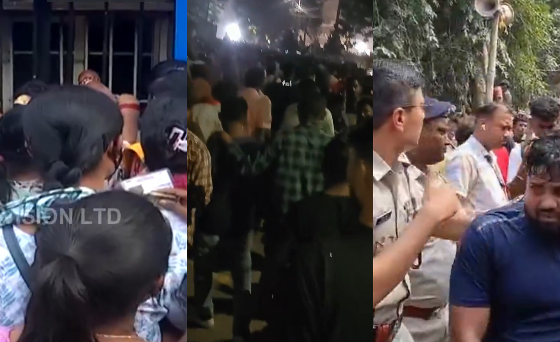 Crowd control became a problem for police at Cuttack Stadium | X