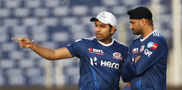 Rohit Sharma and Harbhajan Singh | GETTY (FILE)