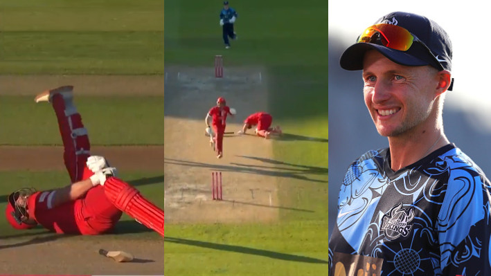 WATCH: Joe Root's Yorkshire refuse to run-out injured Steve Croft in sportsmanship