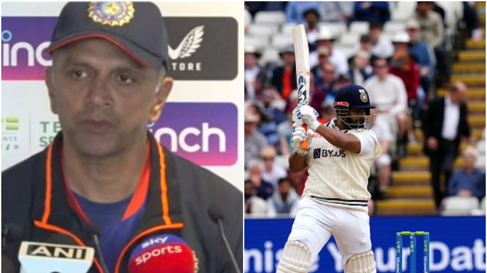 ENG v IND 2022: “He increases heart rates sometimes”, Rahul Dravid on Rishabh Pant’s batting style