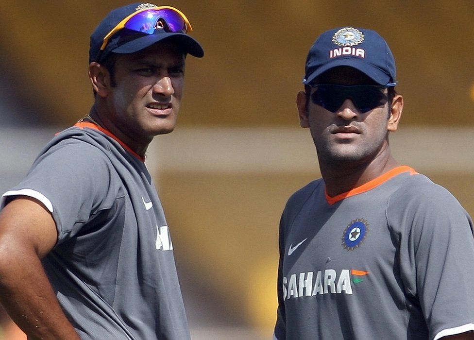 Anil Kumble and MS Dhoni | Getty Images