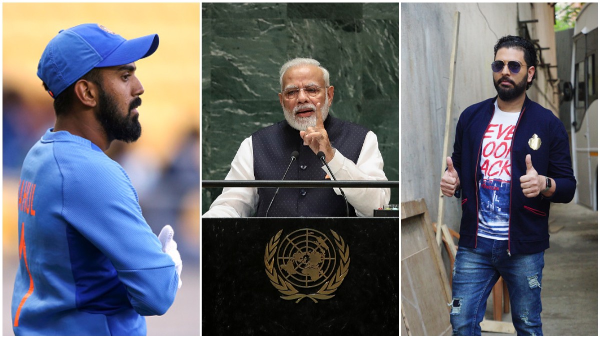 Yuvraj, Raina, Rahul, Pant and other cricketers express their support to PM Modi's 'Janta Curfew' step