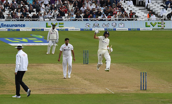 Joe Root celebrates his 21st Test century | Getty