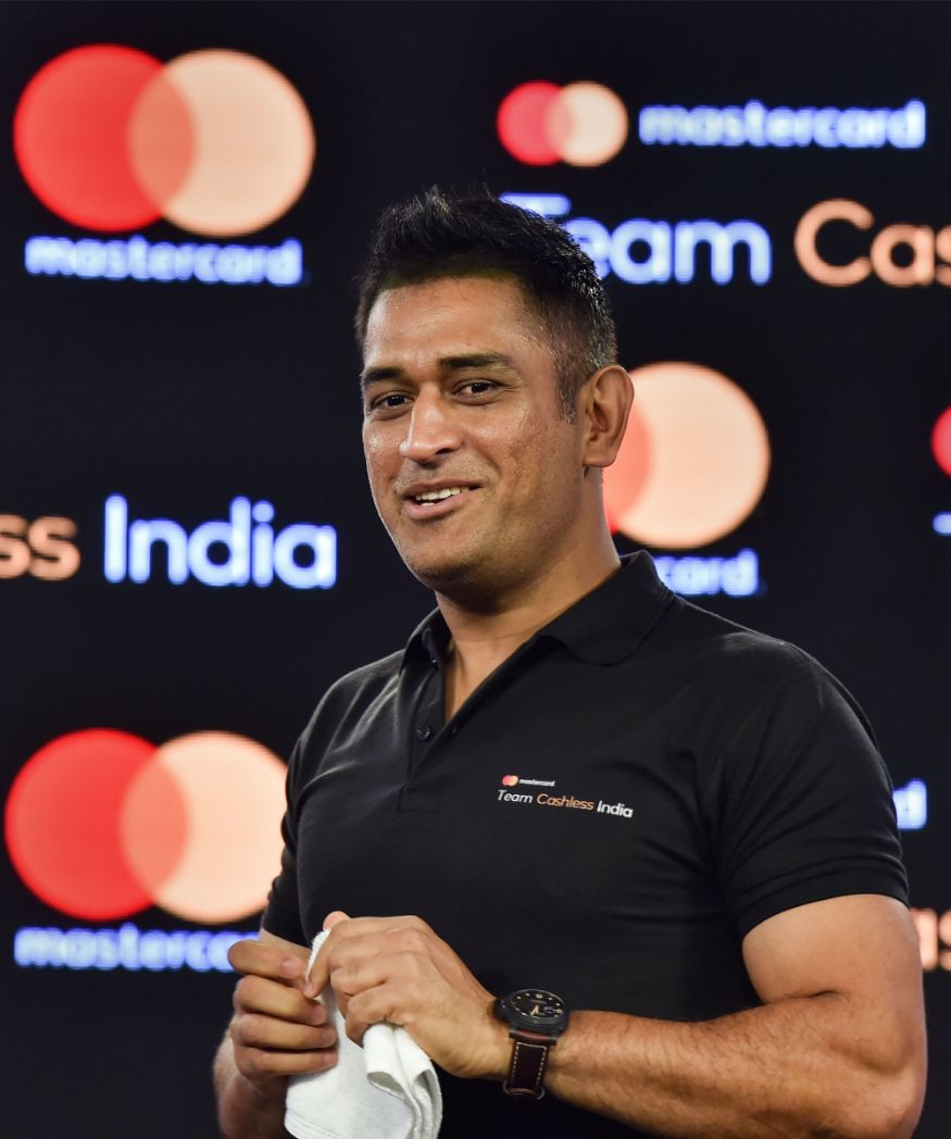 Mastercard brand ambassador MS Dhoni shared his thoughts on the association | Twitter  