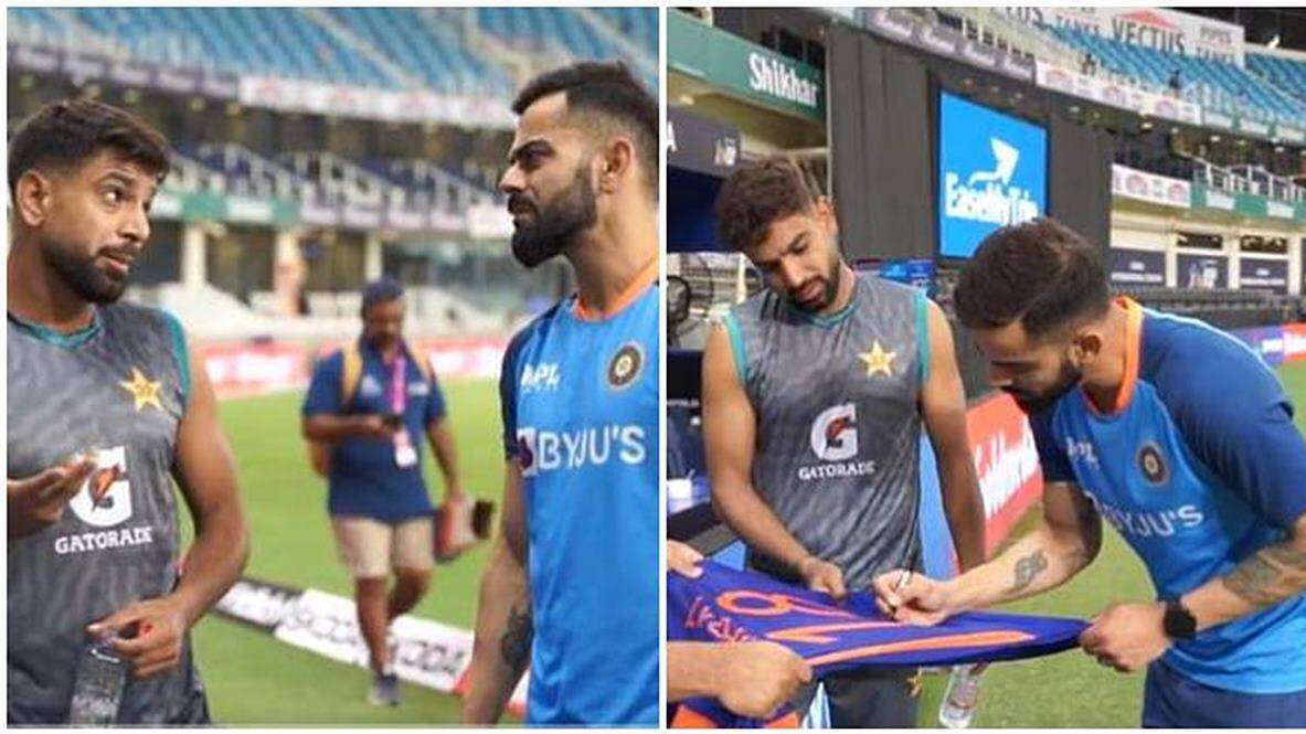 Asia Cup 2022: “He is a legend of the game,” Haris Rauf thanks Virat Kohli for giving him a signed jersey