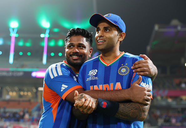 Sanju Samson and Suryakumar Yadav | Getty