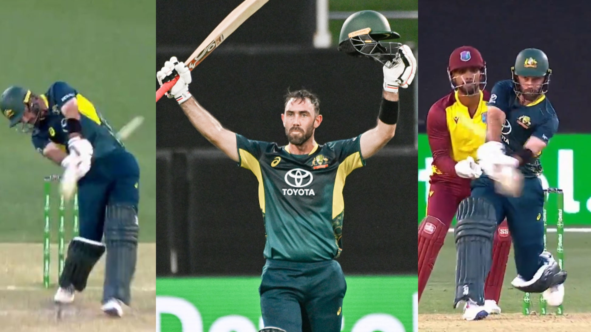 AUS v WI 2024: WATCH- Glenn Maxwell’s outrageous shots enroute to record equaling 5th T20I ton