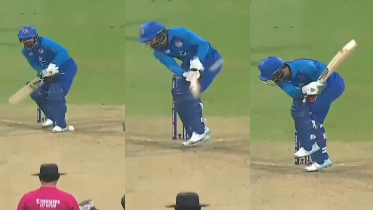 Asia Cup 2025: WATCH- Rashid Khan’s outrageous no-look flick shot for six off Mustafizur Rahman