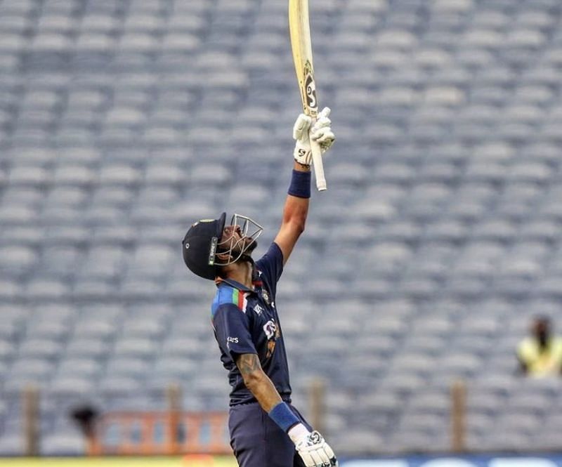 Krunal Pandya dedicates his maiden ODI fifty to his late father | BCCI