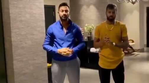 WATCH: Pandya brothers urge countrymen to stay at home to combat COVID-19 pandemic