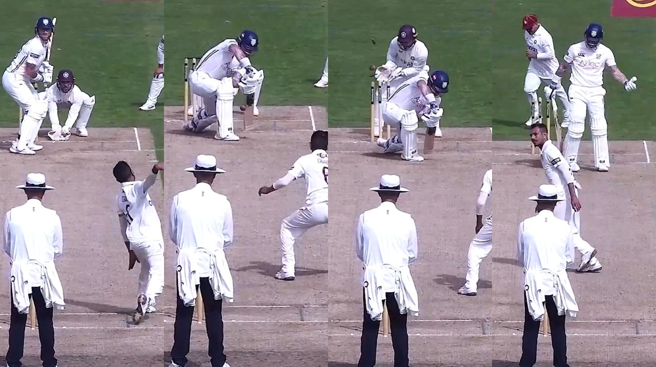Chahal got Stokes with a bamboozling leg-spin delivery | County Championship X