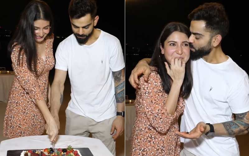 Virat and Anushka celebrated the baby announcement with RCB team in Dubai | Twitter 