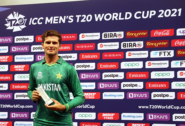 Shaheen Afridi earned the Player-of-the-Match award for his sensational spell | Getty