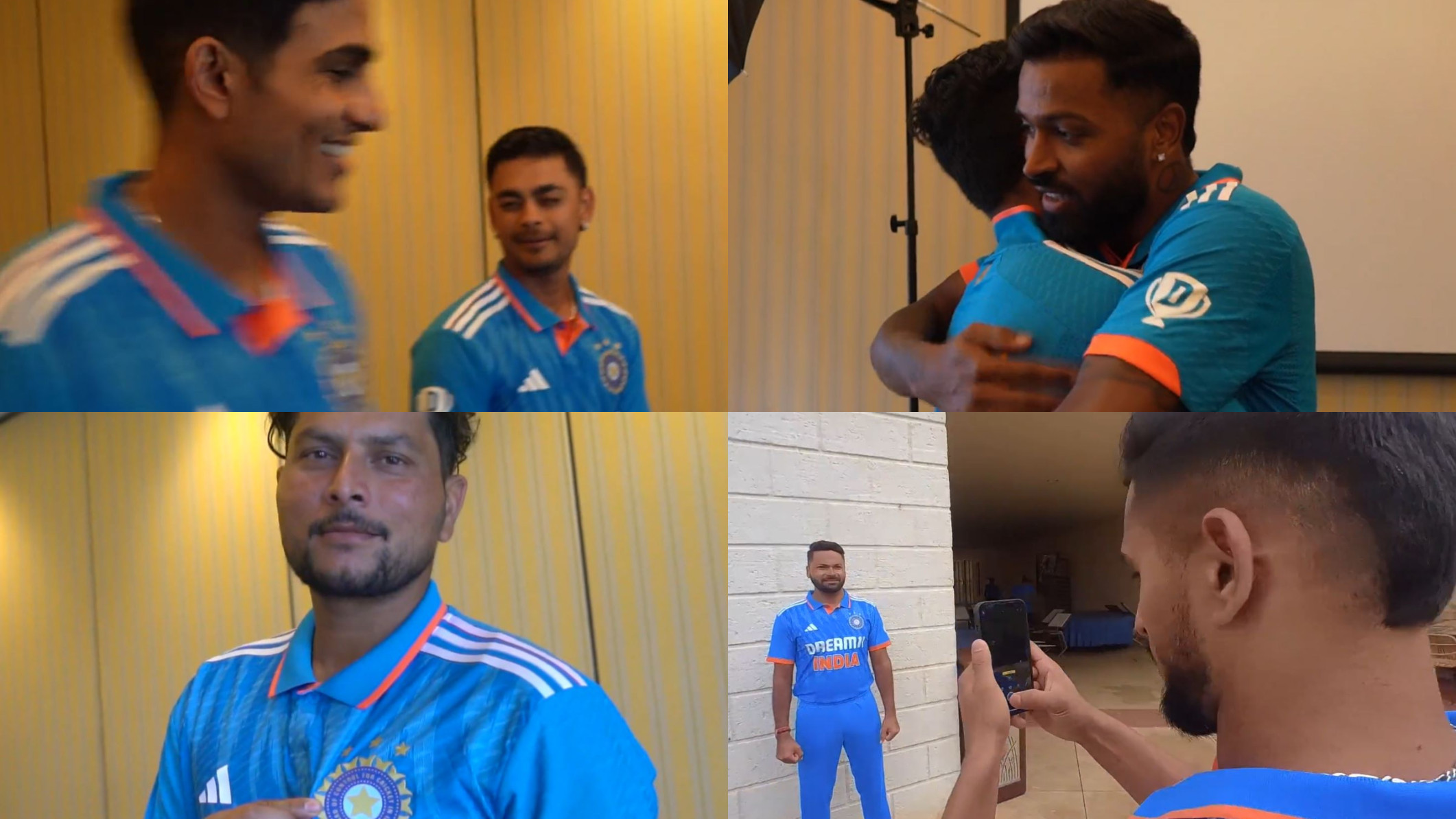 WI v IND 2023: WATCH- Ishan and Shubman's funny antics; Hardik hugs Ruturaj at Team India's photoshoot