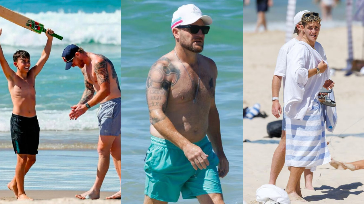 Ashes 2025-26: WATCH- Ben Stokes and England team cool off at Noosa beach in Queensland after drubbing in Brisbane Test