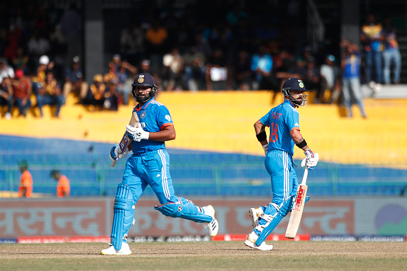 Rohit and Kohli are also the first non-opening Indian pair to 5,000 runs in ODIs | Getty