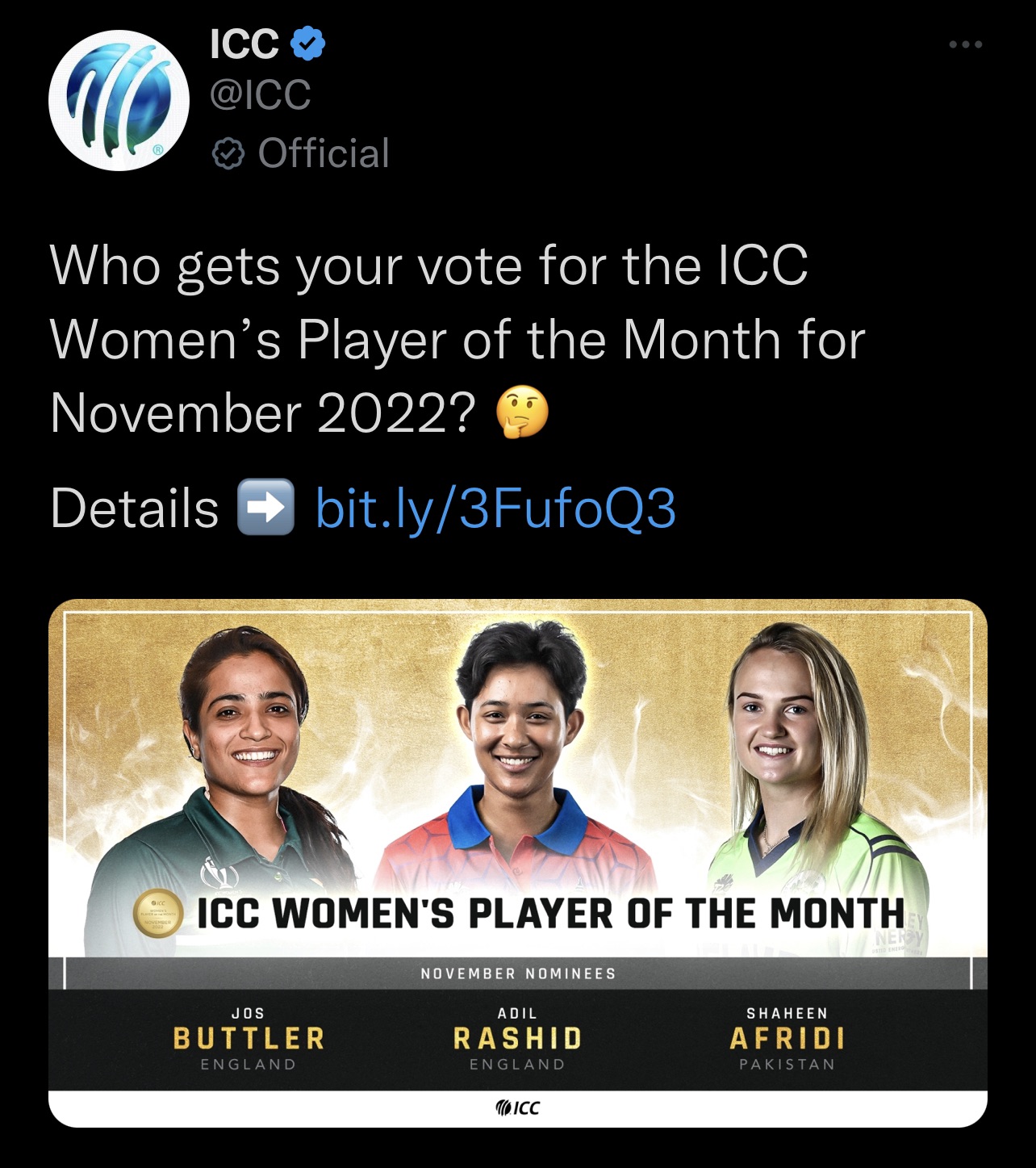 Image Credit: Screenshot of ICC Twitter