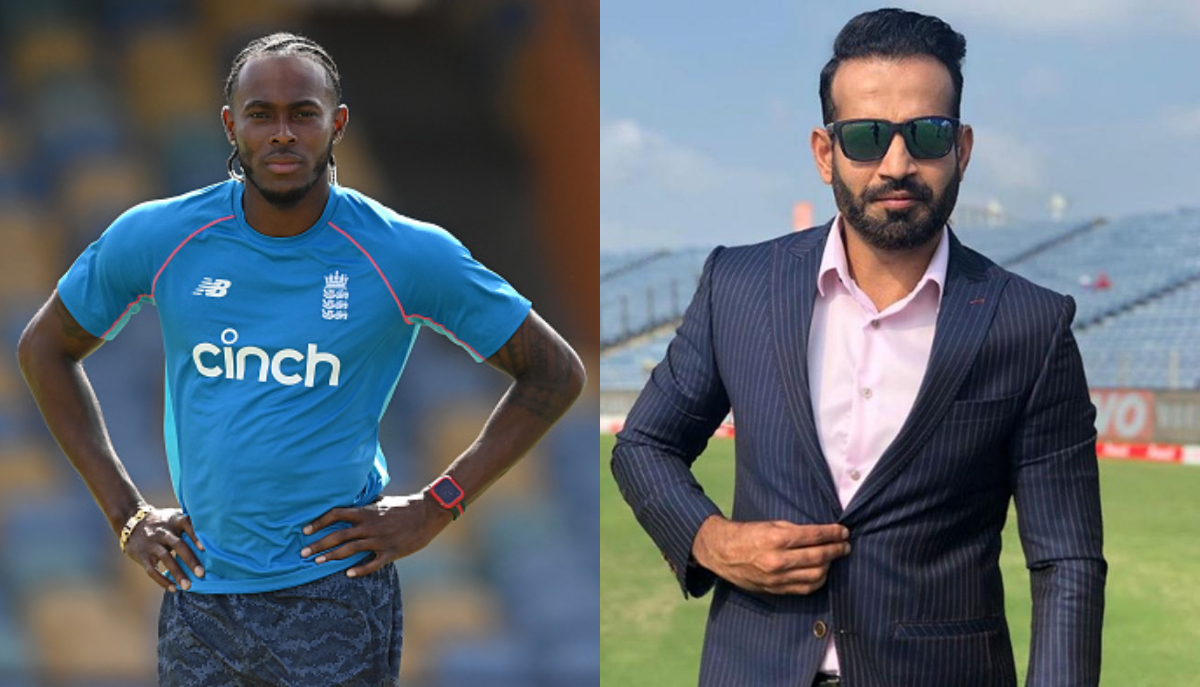 Jofra Archer and Irfan Pathan | Getty Images/Twitter