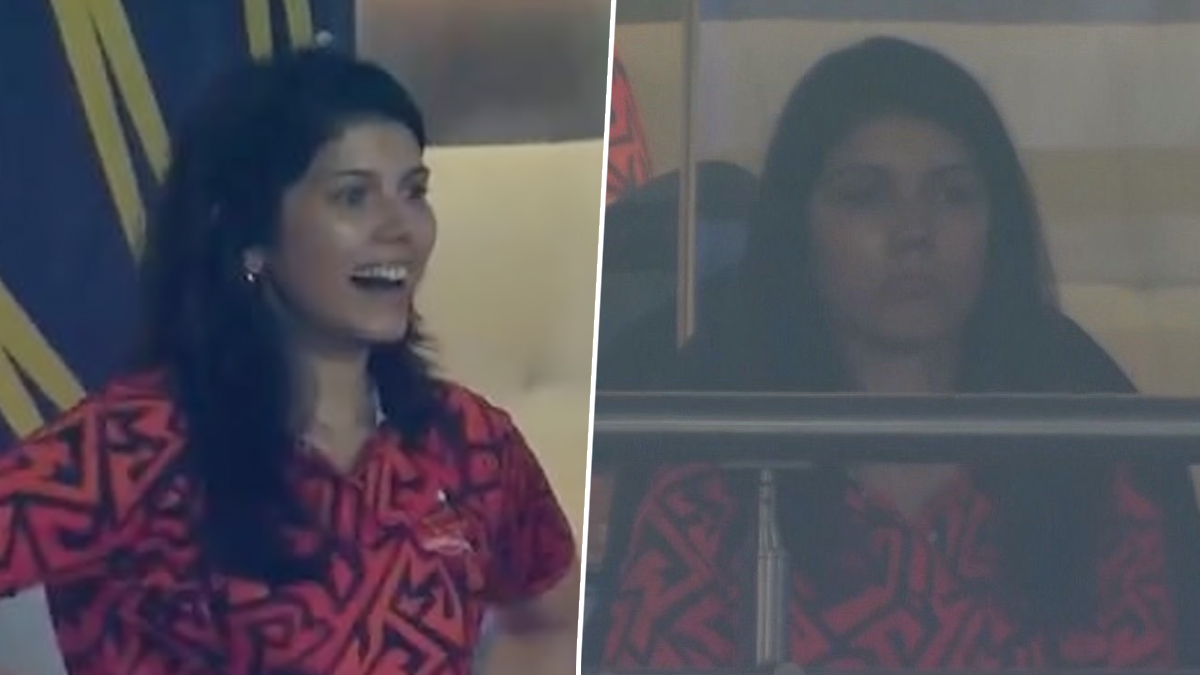 Kavya Maran before and after SRH's close loss to KKR | X