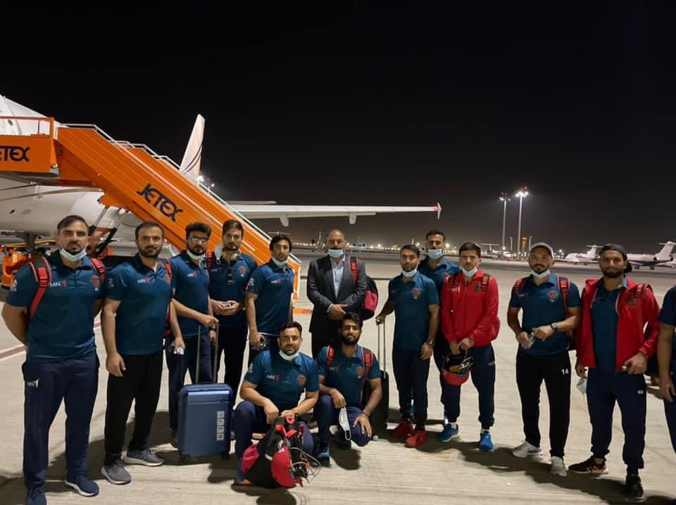 Afghanistan team reached UAE on Thursday | ACB Twitter