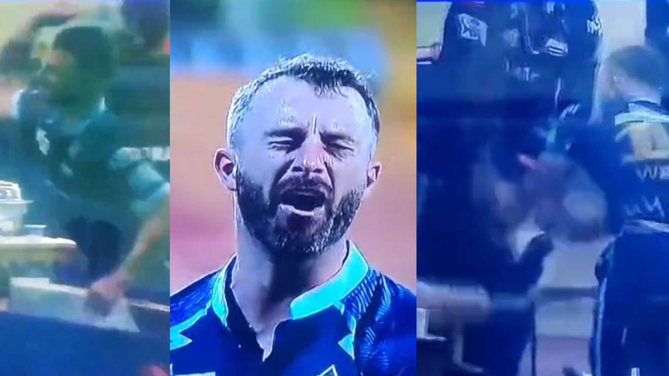 IPL 2022: WATCH- Matthew Wade wrecks his helmet and bat in dressing room after being given out LBW