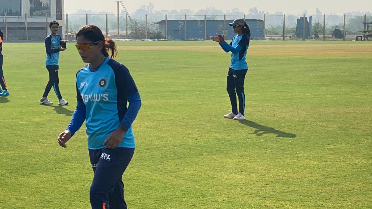 Mithali Raj and her team preparing for the home series | BCCI Women Twitter