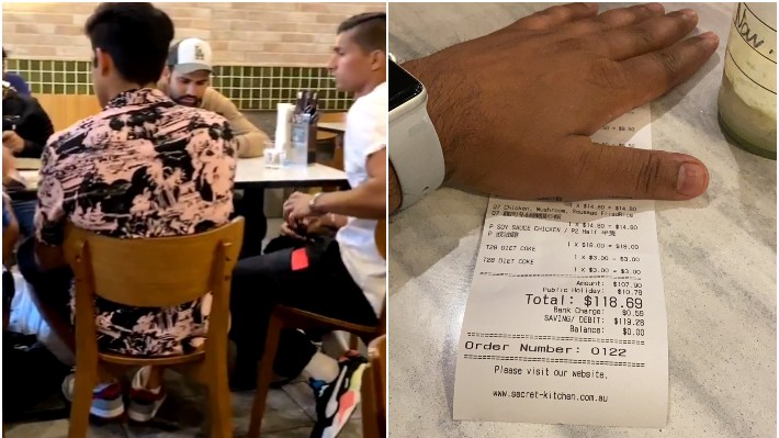 AUS v IND 2020-21: Fan claims he paid Indian cricketers' restaurant bill without their knowledge
